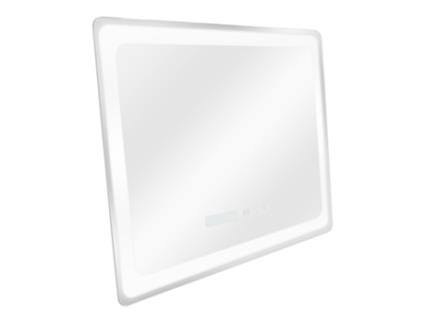 Espelho de parede com LED Casoli para casa de banho com vidro anti-embaciamento em alumínio 60 x 90 x 3,5 cm Prata PRO.TEC