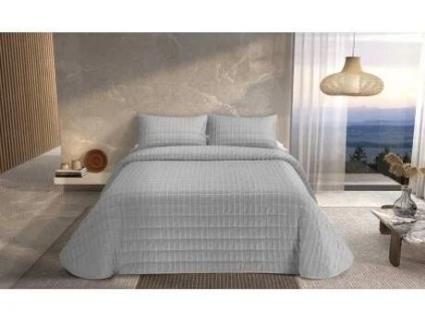 Colcha Pierre Cardin Ondas Cinzento 180 cm