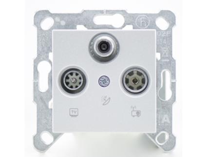 Fm Sat Alu Tv Socket Mecakey Karre Novella Range