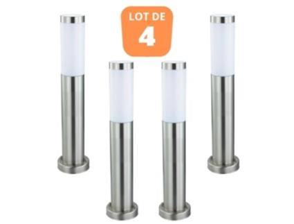 Conjunto de 4 Vasos de Aço Inoxidável Defne-4 E27 60W