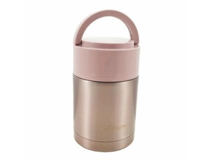 Termo FEEL MAESTRO Mr-1636 Cor de Rosa Dourado Aço Inoxidável 800 Ml