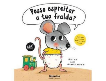 Livro Posso espreitar a tua fralda de Guido Van Genechten ( Português )