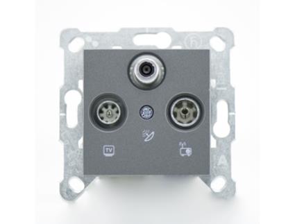 Fm Fm Fumed Tv Socket Mecakey Karre Novella Range