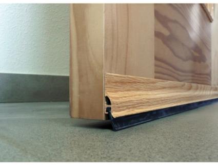 Borda de alumínio adesiva para fita de calafetagem sob a porta BUECASA