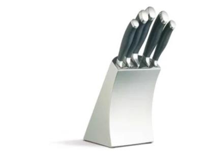 Masterclass Trojan 5 Peças Faca Conjunto Bloco de Aço Inoxidável