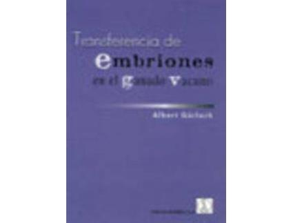 Livro Transferencia De Embriones En El Ganado vacuno