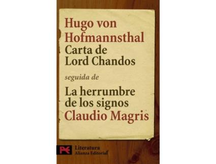 Livro Carta De Lord Chandos; La Herrumbre De Los Signos