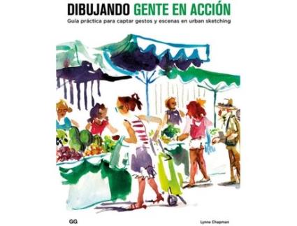 Livro DIBUJANDO GENTE EN ACCIÓN de Lynne Chapman