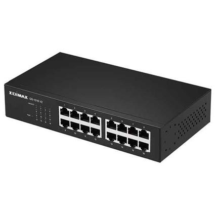 Switch  GS-1016 V2 Gigabit Ethernet 32 Gbps