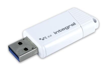 Unidade Flash Usb 3.0 256 Gb Branco / Preto