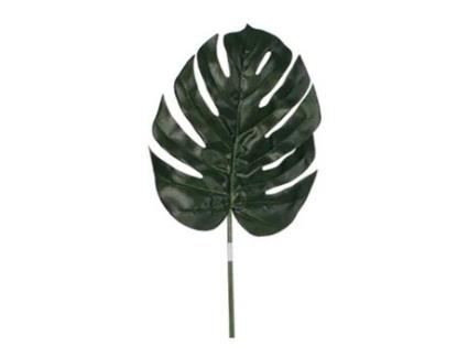 FOLHA DE MONSTERA COR VERDE 88CM
