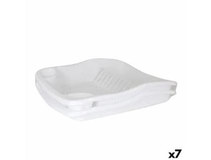 Escorredor de Louça Dem Bloom Plástico Branco 48 x 40 x 11,5 cm (7 Unidades)