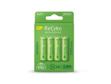 Pilhas Recarregáveis GP Recyko 2700 Series Lr6 2600 Mah 1,2 V Aa