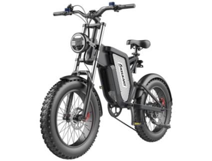 Bicicleta Elétrica Mx25 de Pneu Gordo de 20 1000W Potente Motor Mountain Ebike para Adultos com Bateria de 48V 25Ah KELKART