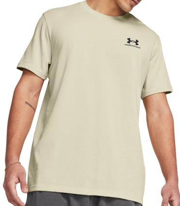 T-shirt Under Armour UA M LOGO EMB HEAVYWEIGHT SS-BRN