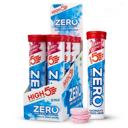 High5 Zero Tablets Box 8 X 20 Units Berry Colorido