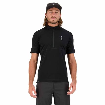 Mons Royale Cadence Merino Air-con T Short Sleeve Enduro Jersey Preto S Homem