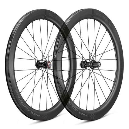 Fulcrum Wind 57 Db 2wf C23 Disc Tubeless Road Wheel Set Prateado 12 x 100 / 12 x 142 mm / Sram XDR