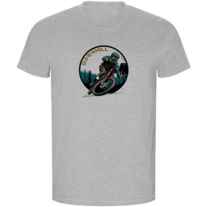 Kruskis Downhill Rider Eco Short Sleeve T-shirt Cinzento S Homem