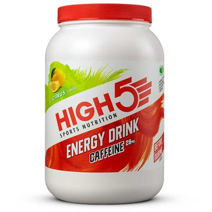 High5 Caffeine Energy Drink Powder 2.2kg Citrus Transparente