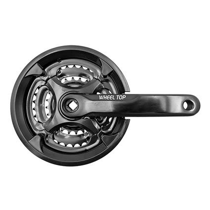 Mvtek Mtb 9s Crankset Prateado 170 mm / 24/34/42t