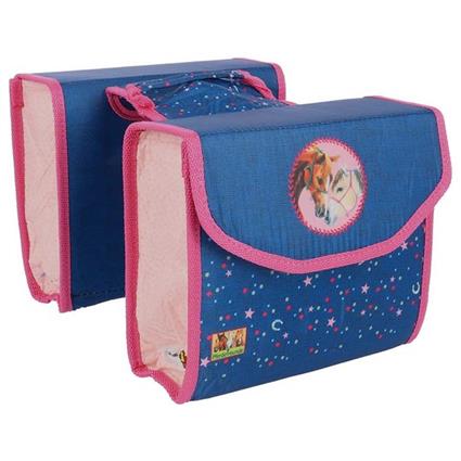 Bike Fashion Horsefriends Panniers 7l Azul,Rosa
