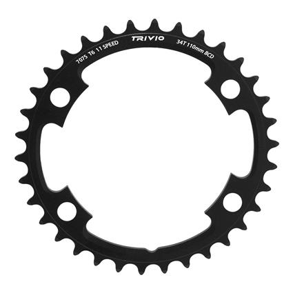 Trivio Road 4-arm 11s 110 Bcd Chainring Prateado 52t