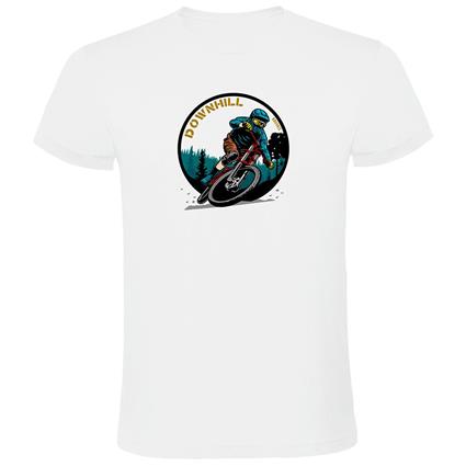 Kruskis Downhill Rider Short Sleeve T-shirt Branco XL Homem