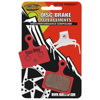 Kool Stop Disc Brake Pads With Mounting Clamps / Pins Transparente