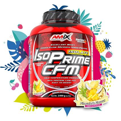 Amix Isoprime Cfm Isolate 2kg Isolate Protein Piña Colada Vermelho