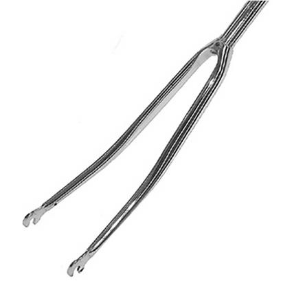 Messingschlager Road Cp 22.2 Mm 240-130 Mm Fork Prateado 28´´ - 700 / Rigid