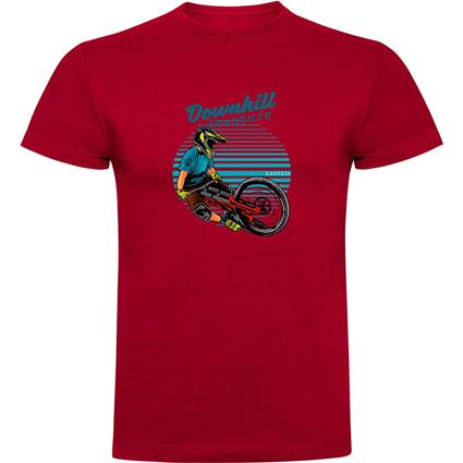 Kruskis Downhill Adventure Short Sleeve T-shirt Vermelho 3XL Homem