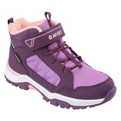 Hi-tec Girvine Mid Wp Junior Hiking Boots Roxo EU 28