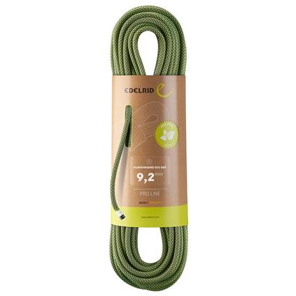 Edelrid Hummingbird Eco Dry 9.2 Mm Rope Verde 30 m