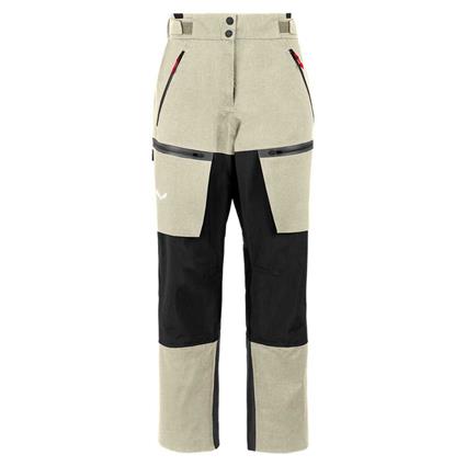 Salewa Sella 3-layer Powertex Responsive Pants Beige M Mulher