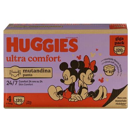 Huggies Ultra Comfort Diapers Size 4 120 Units Dourado