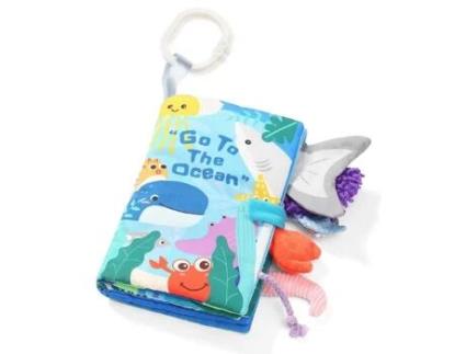 Babyono Go To The Ocean Sensory Soft Activity Book Colorido