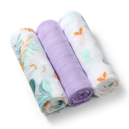 Babyono 3 70x70 Cm Bamboo Musselin Pack Colorido