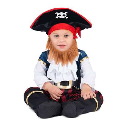 Viving Costumes Pirate Captain Baby Custom Vermelho 7-12 Months