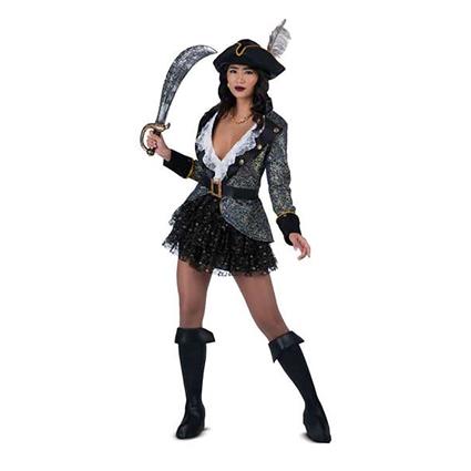 Viving Costumes Buccaneer Beauty Woman Custom Preto S