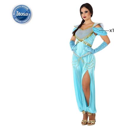 Atosa Arab Princess Woman Custom Azul 2XL