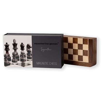 Aquamarine Ajedrez Magnético Signature Board Game Castanho