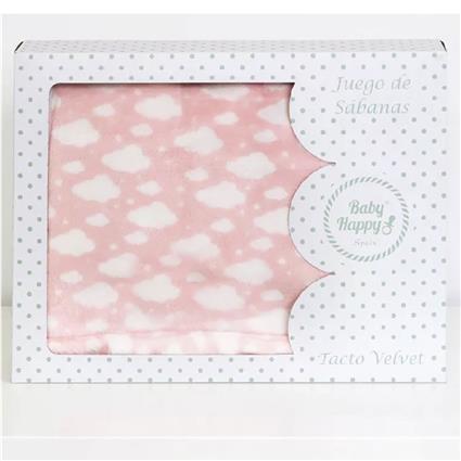 Baby Happy Bh21419 Sheet Set Rosa