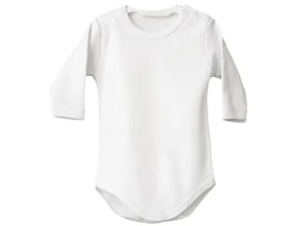 Calamaro C01123 Long Sleeve Body Branco 6 Months