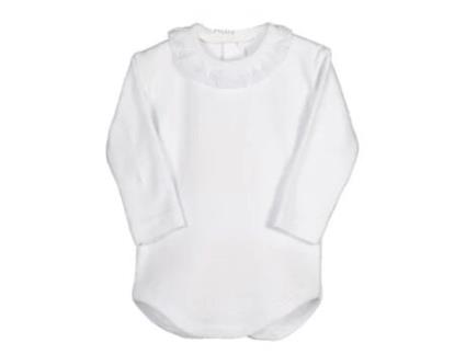 Calamaro C19001 Long Sleeve Body Branco 3 Months