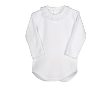 Calamaro C19001 Long Sleeve Body Branco 12 Months