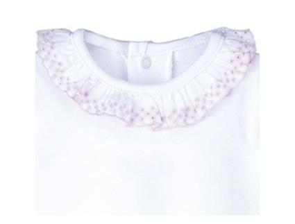 Calamaro C19001 Long Sleeve Body Branco 12 Months