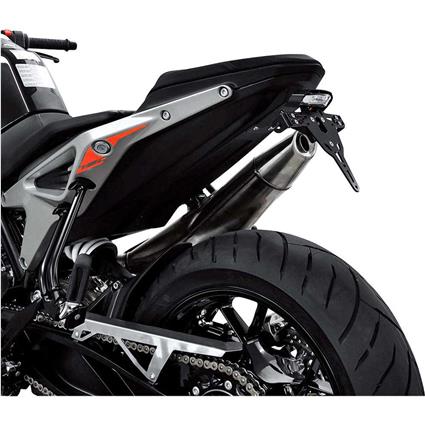 Zieger Pro Ktm Duke 790/890 License Plate Holder Preto