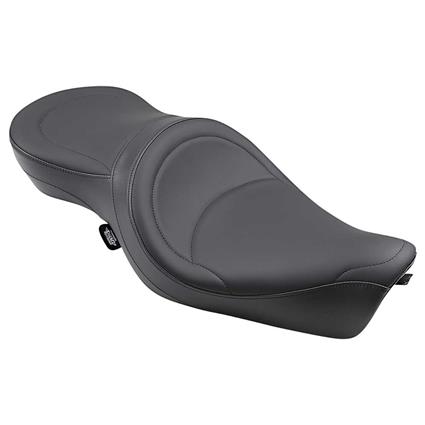 Drag Specialties Wide Low Profile 2-up Vinyl Harley Davidson Sportster 0804-0298 Seat Preto