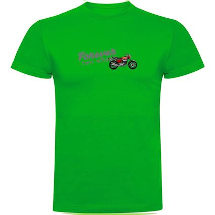 Kruskis Forever Short Sleeve T-shirt Verde 3XL Homem